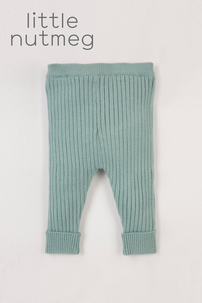 Green Knit Leggings