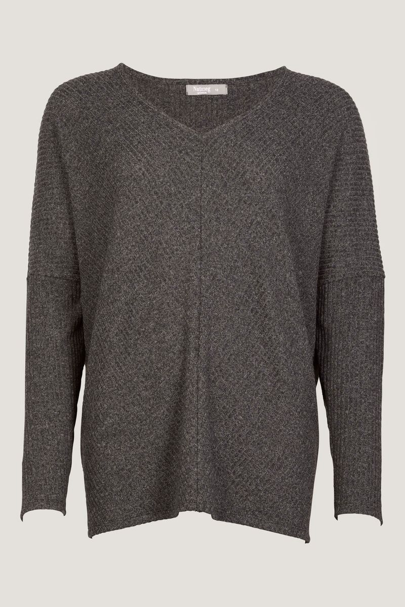 Black Ribbed Tunic