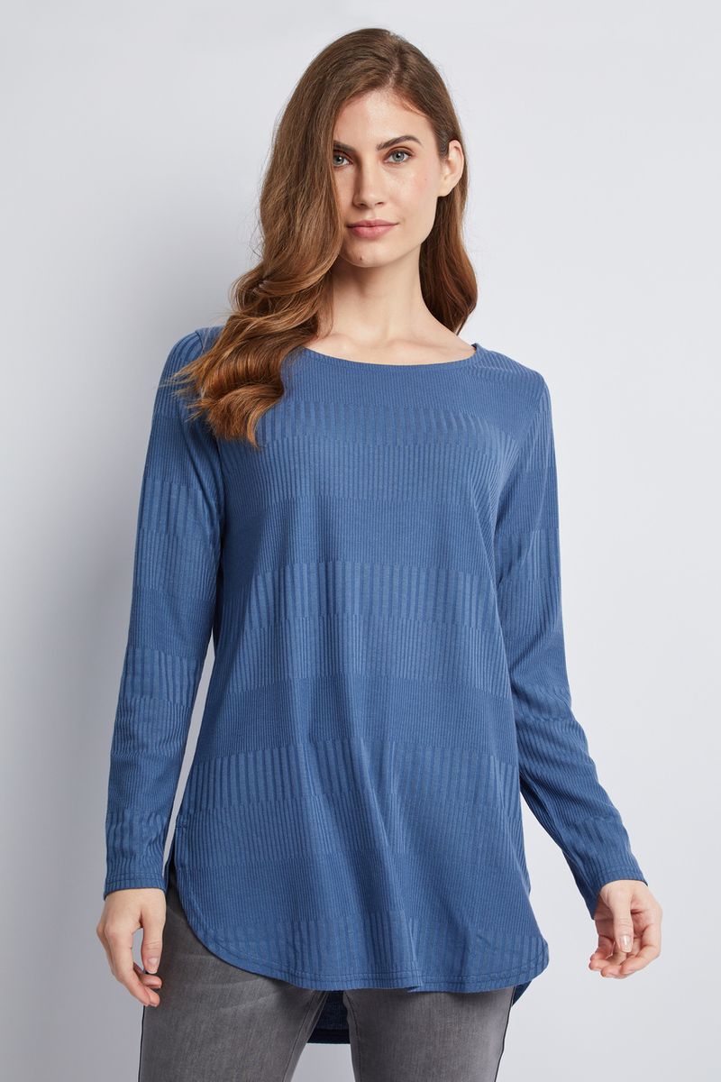 Indigo Ribbed Tunic