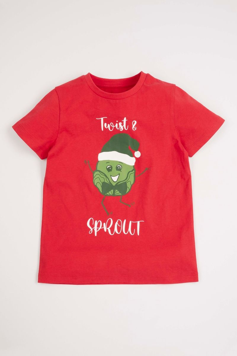 Twist & Sprout Christmas T-shirt 1-14 yrs