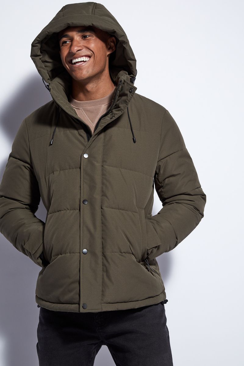Khaki Padded Coat