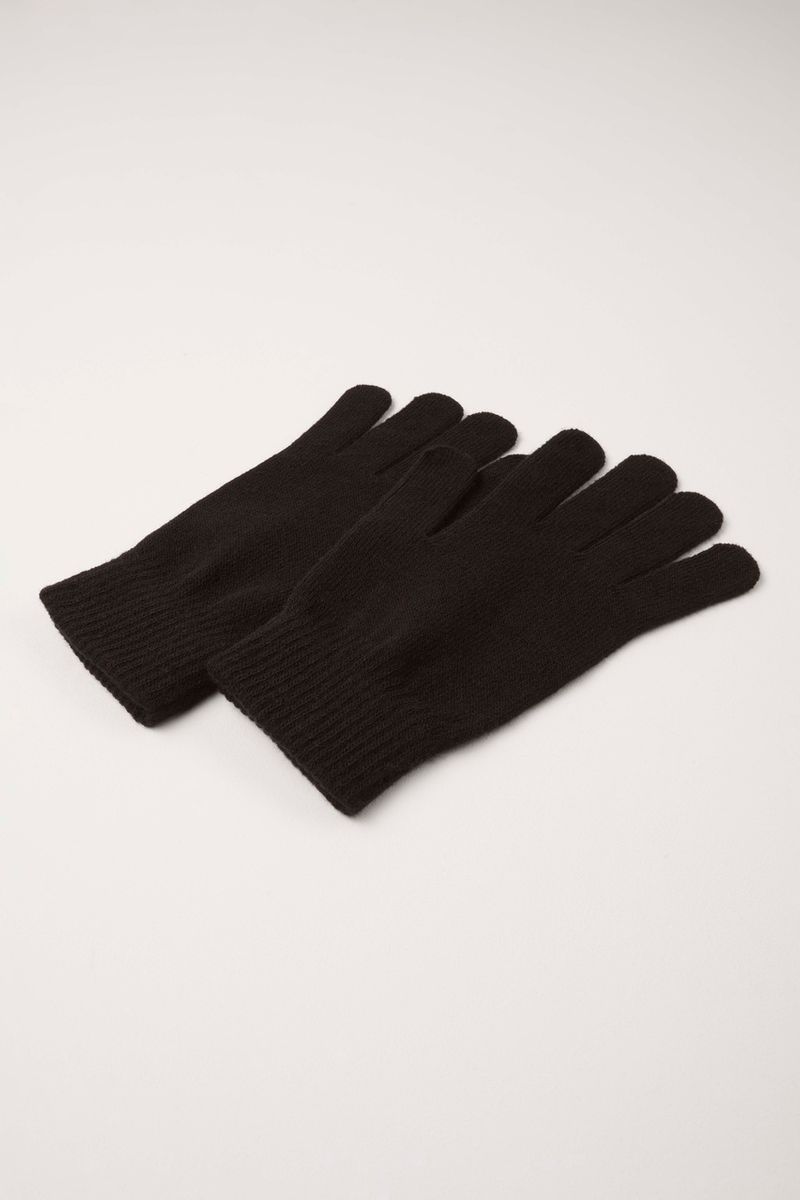 2 Pack Womens Black Gloves