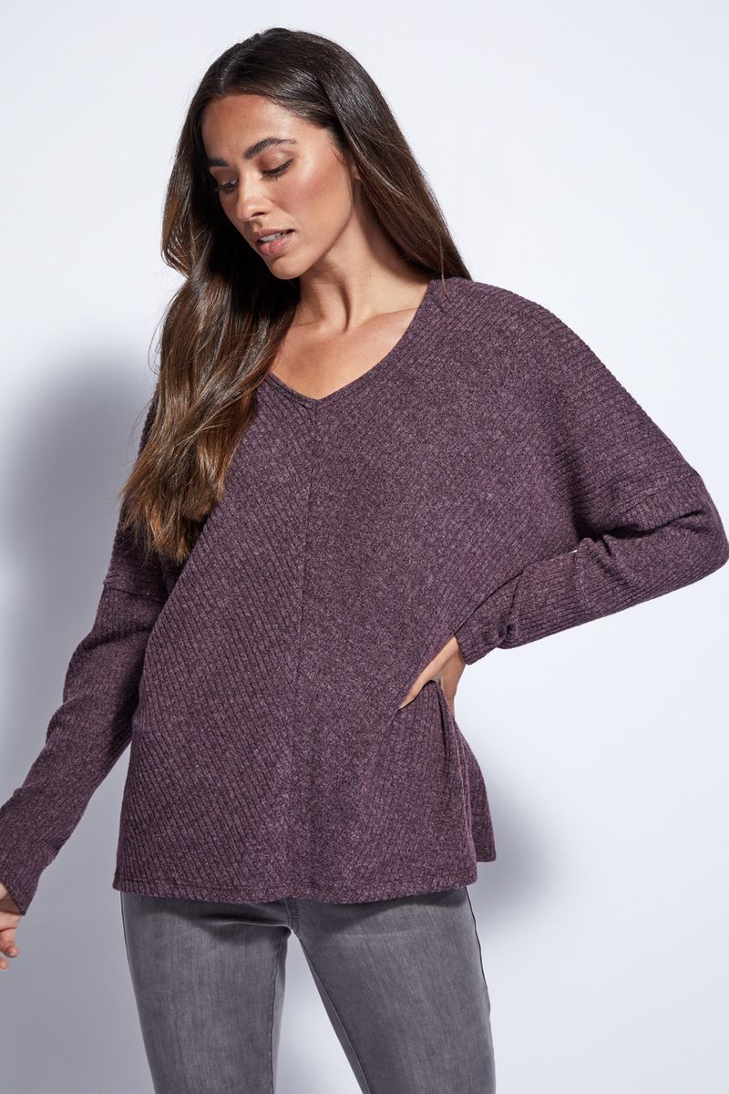 Purple Chevron tunic