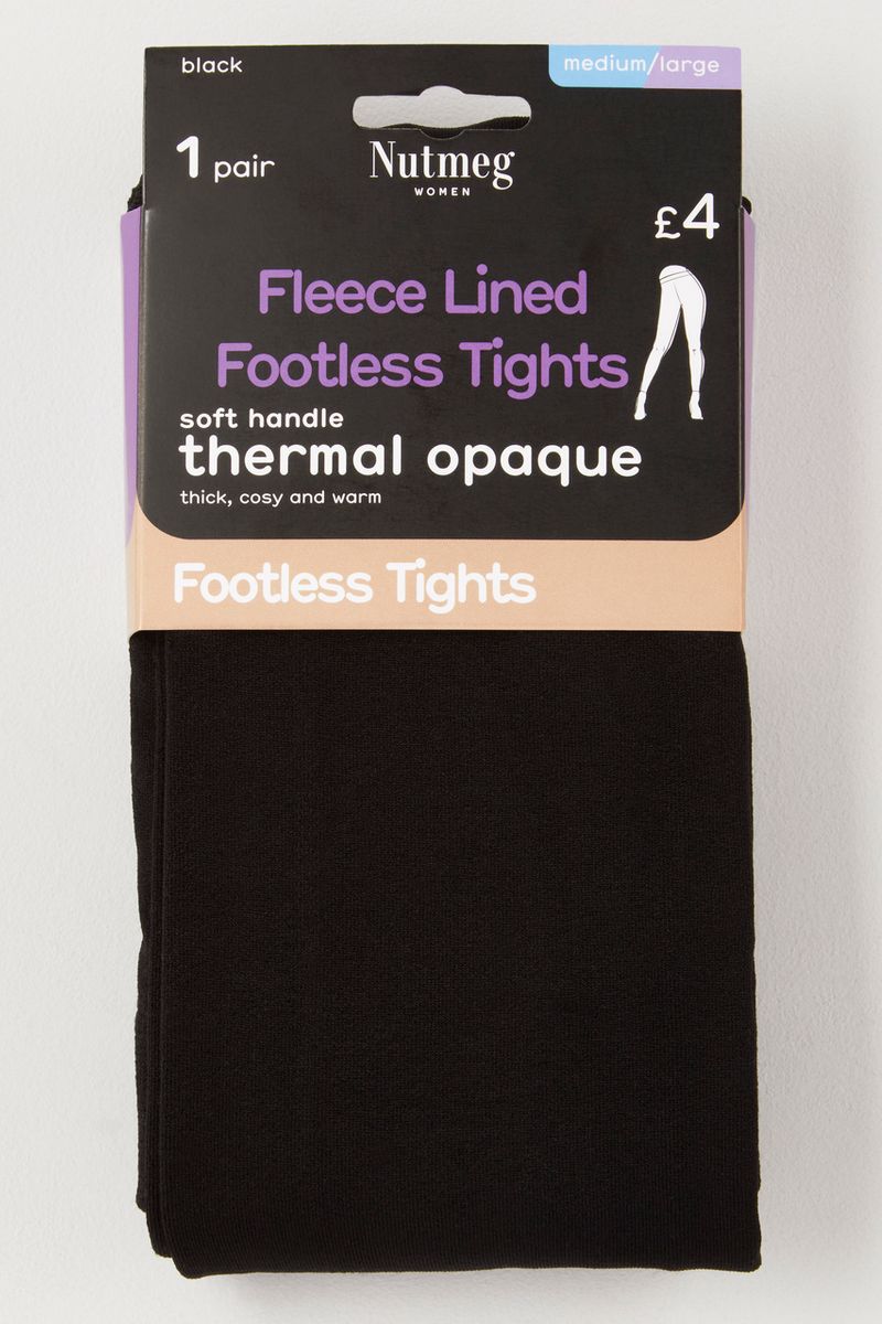 Black Fleece Footless tights