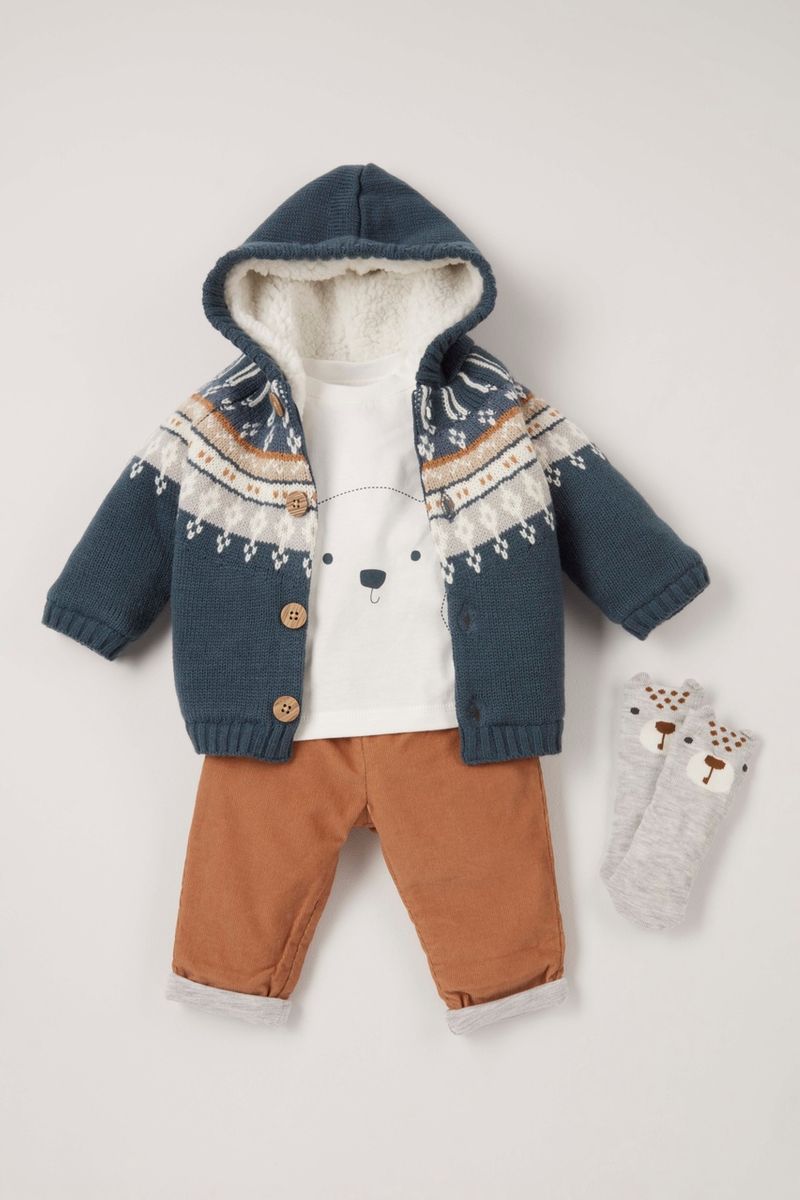Fairisle Cardigan Set