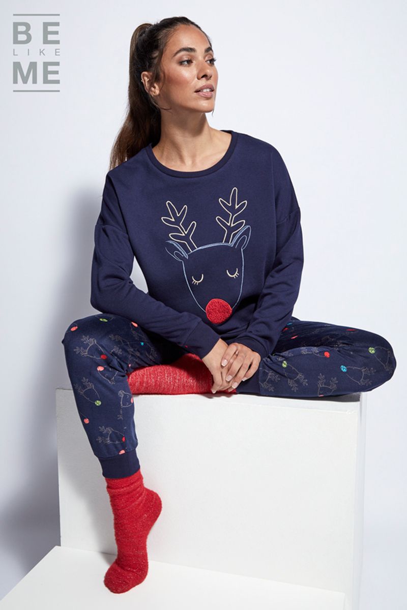 Online Exclusive Ladies Family of Reindeer Pyjamas
