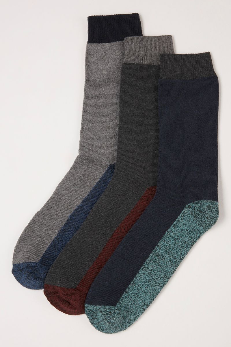 3 Pack Brown Bramble Socks