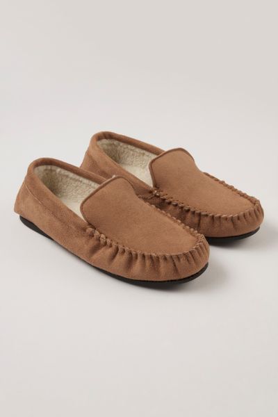 Tan Moccasin Slippers