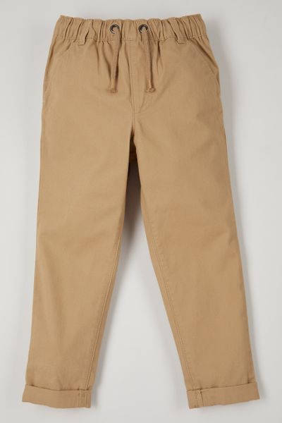 Tan Pull On Chinos