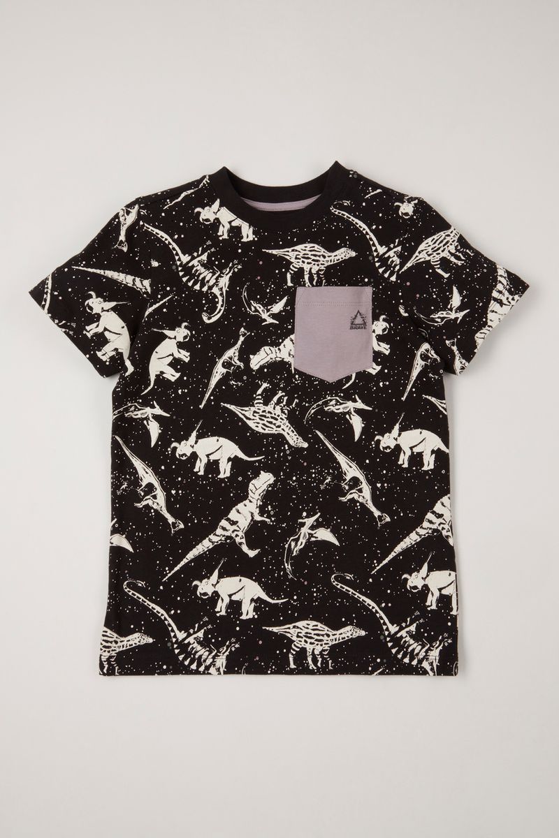 Monochrome Dinosaur T-shirt