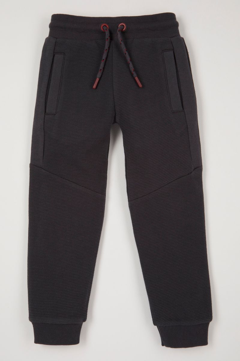Ribbed Panel Joggers