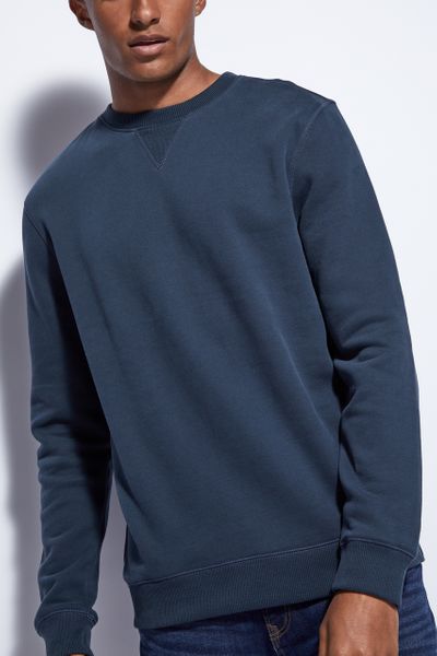 Petrol Blue Crew Neck Sweatshirt - Nutmeg