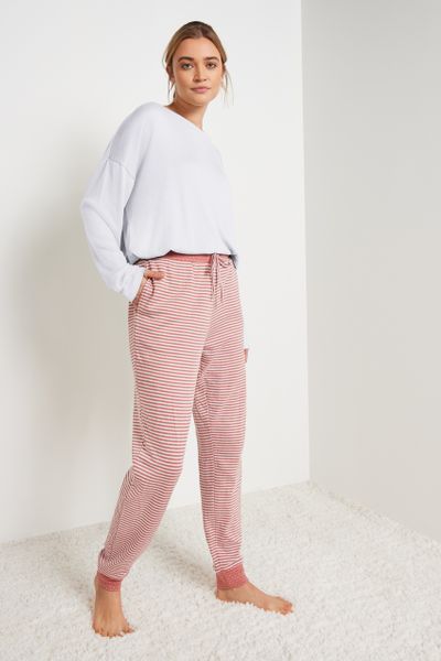 Stripe Print Pyjama Bottoms