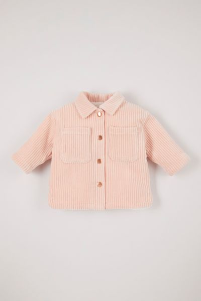 Pink Cord Velour Jacket