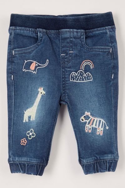 Girls Safari Pull On Jeans