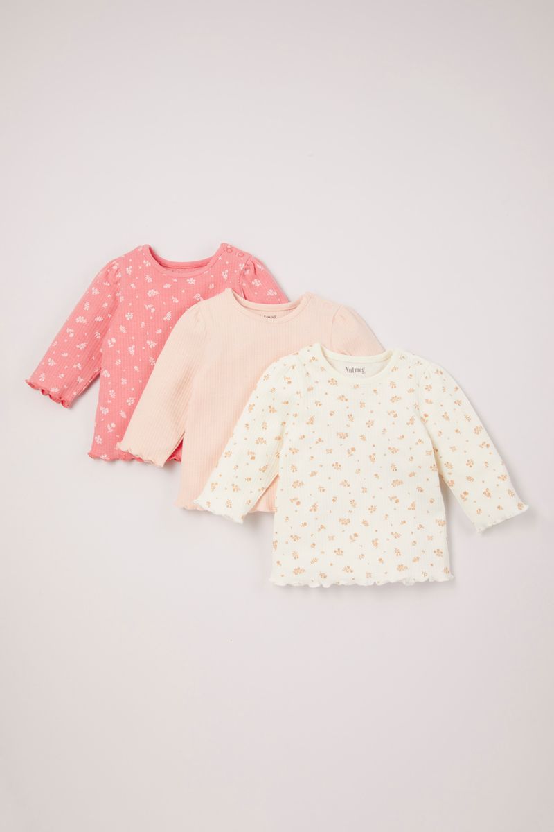 3 Pack Ditsy Floral T-shirts