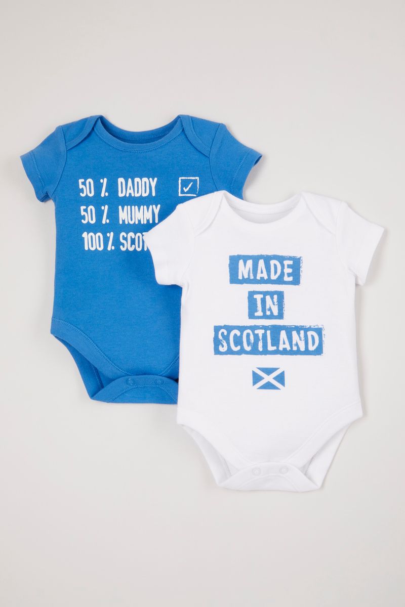 2 Pack Made In Scotland bodysuits