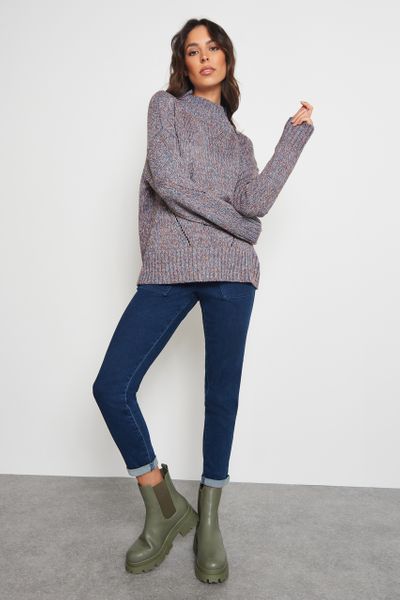 Blue Knitted Jumper