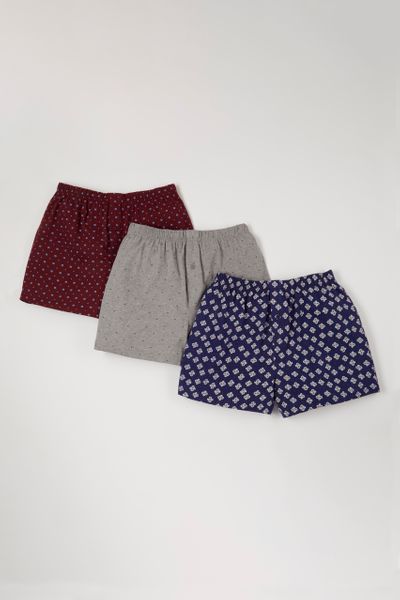 3 Pack Paisley Boxers