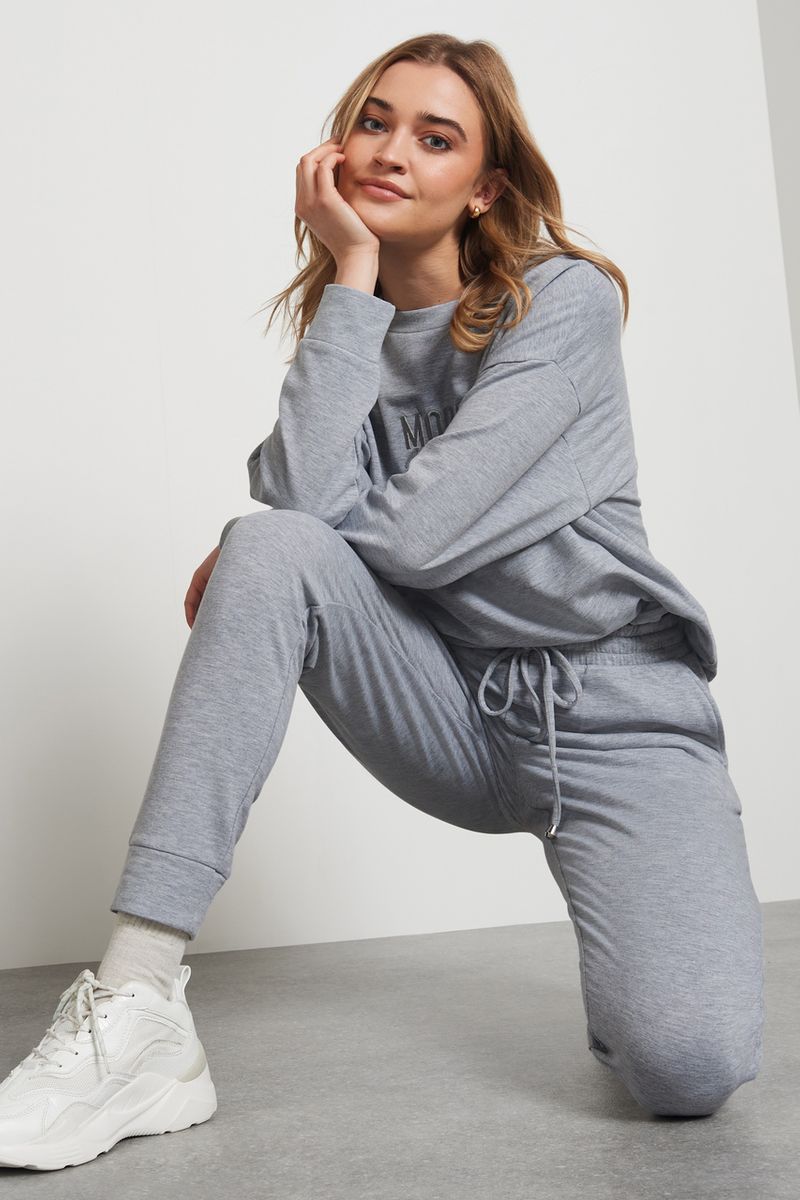 Grey Sweatshirt & Joggers set