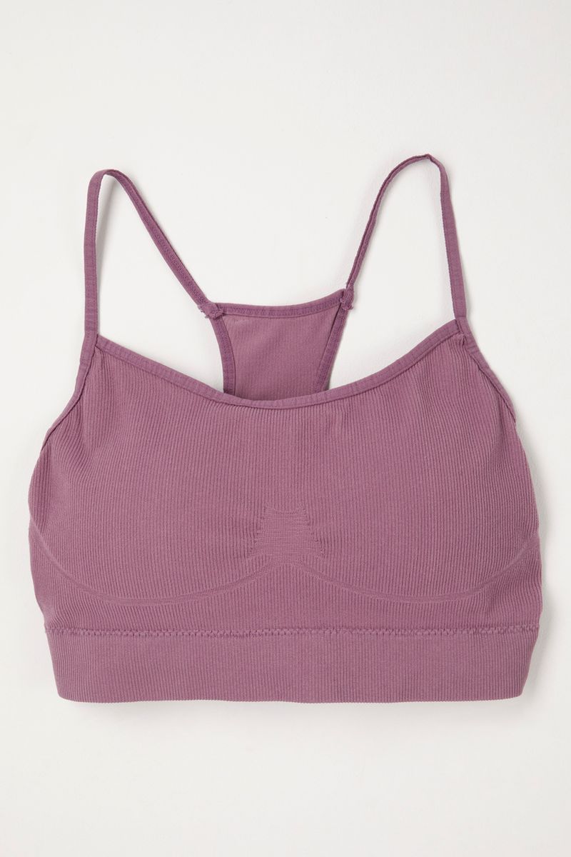 Purple Wire-Free bra