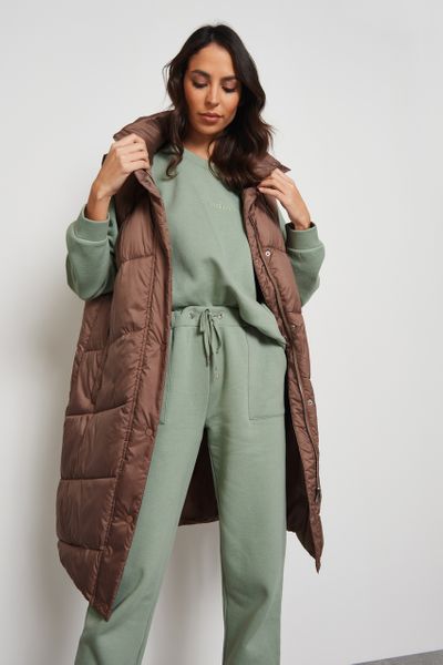 Quilted Longline gilet