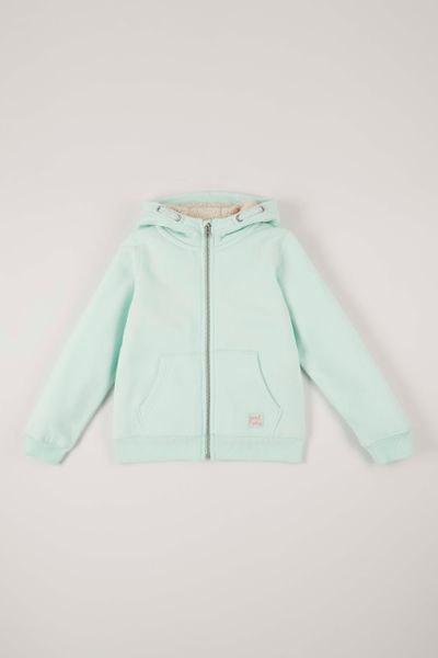 Online Exclusive Cosy Lined Mint Hoodie