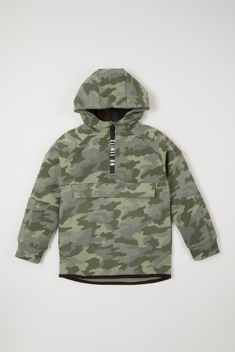 Camo Print Hoodie