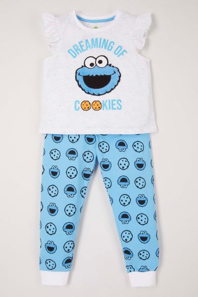 Sesame Street Cookie monster 2 piece set pyjamas