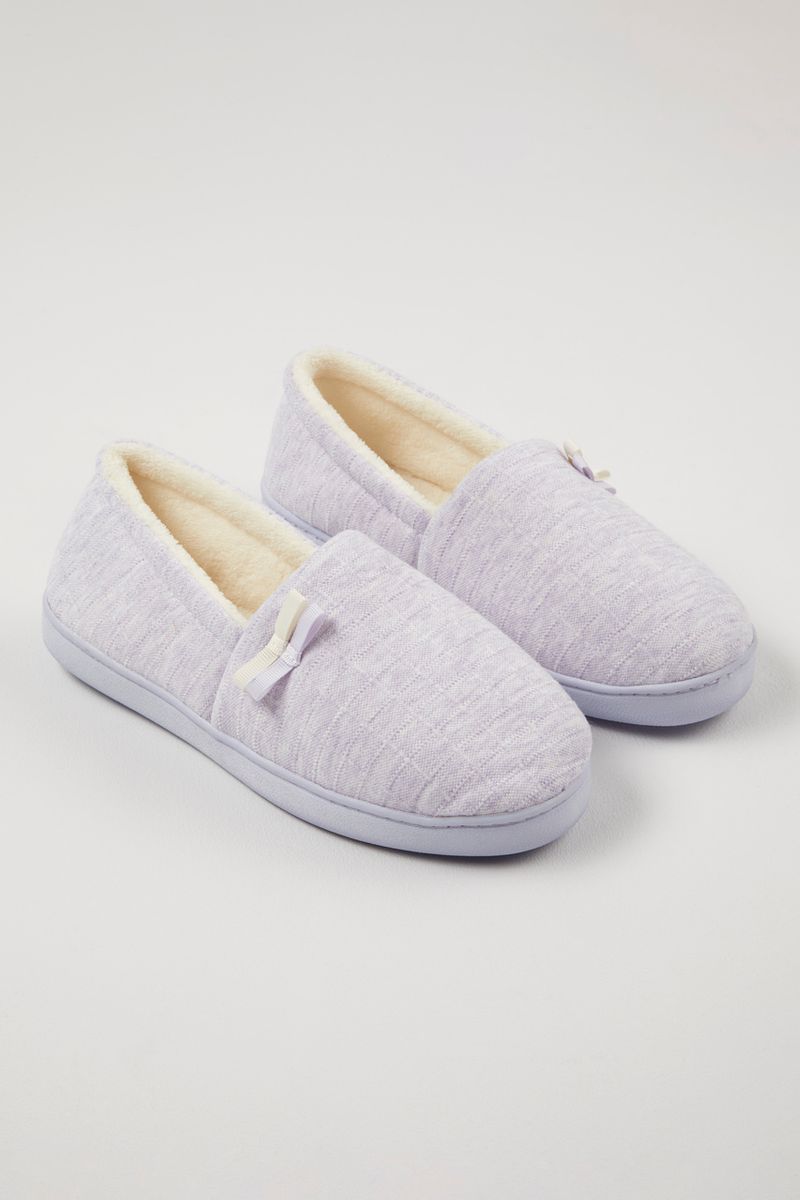 Lilac Comfort Slippers