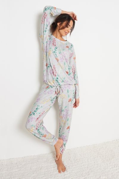 Soft Flower print pyjamas