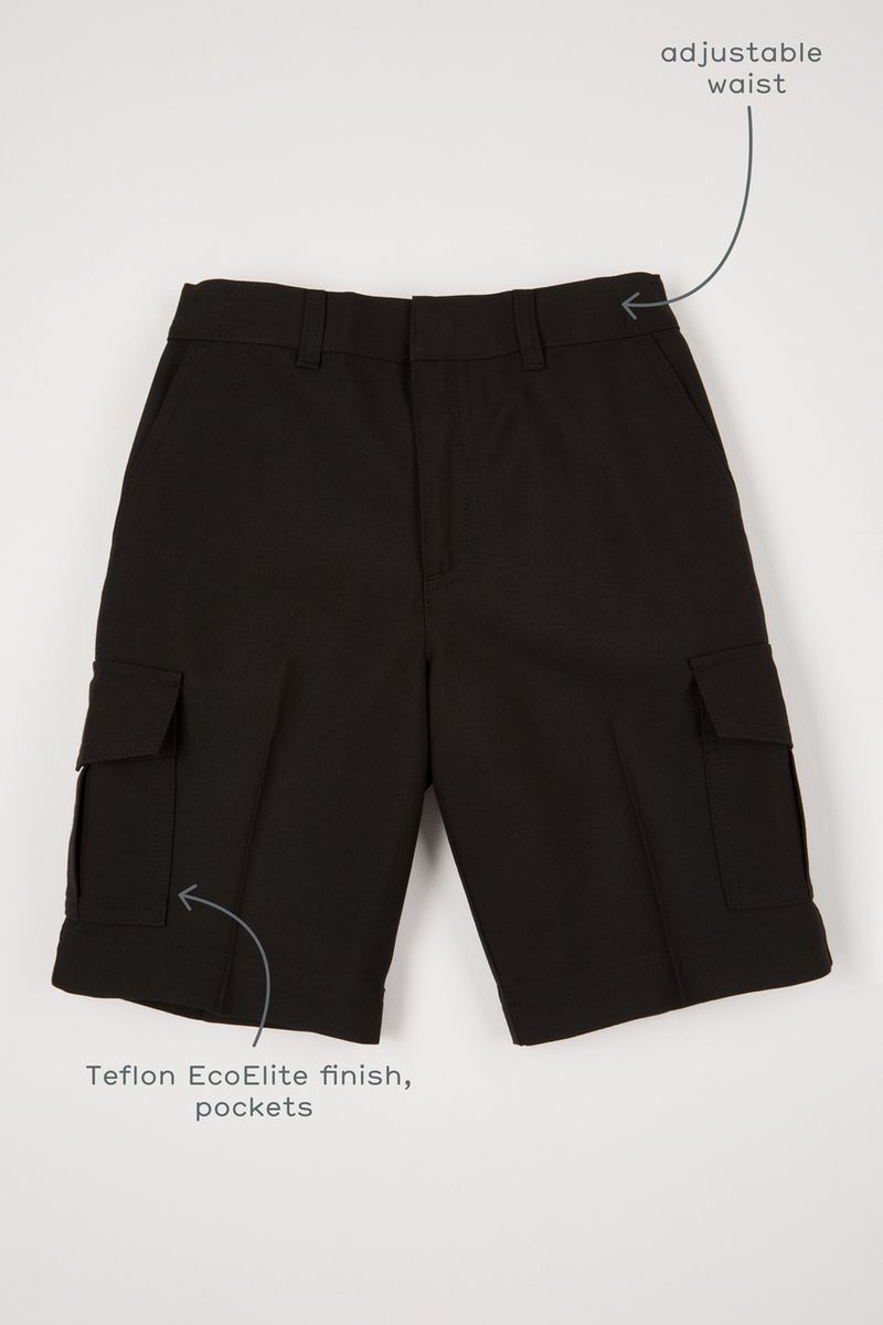 Online Exclusive Black Cargo Shorts