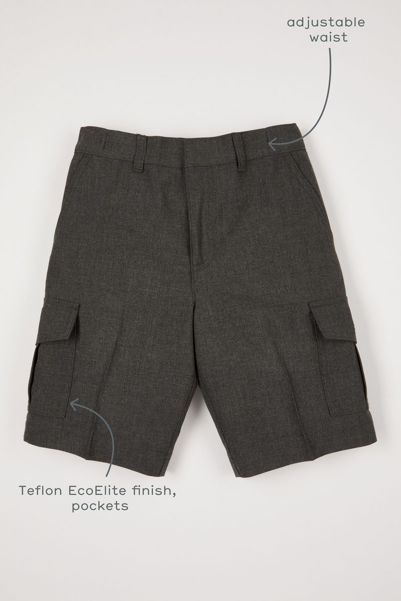 Online Exclusive Charcoal Cargo Shorts