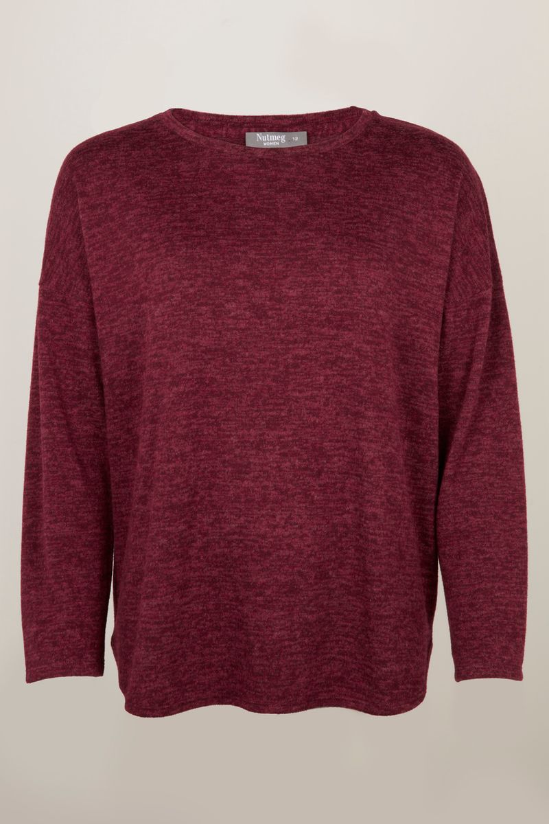 Burgundy Cosy Top