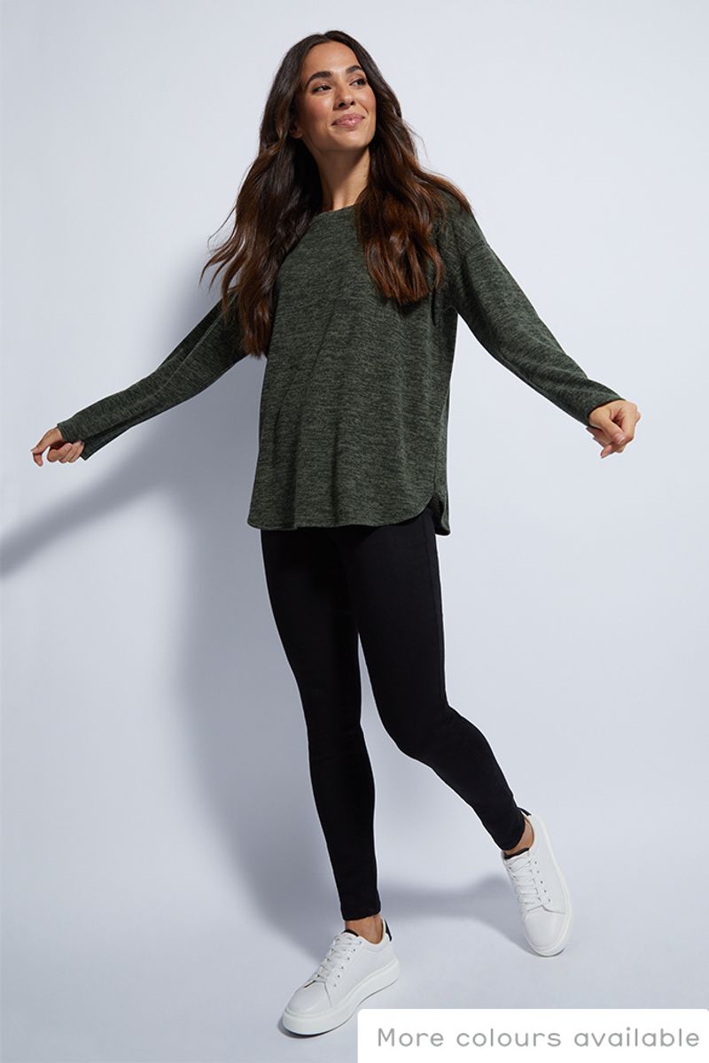 Khaki cosy top