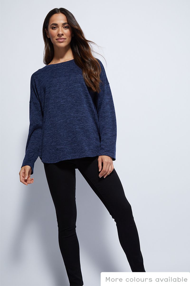 Blue cosy top
