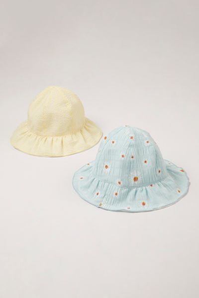 2 Pack Floral Sun Hats