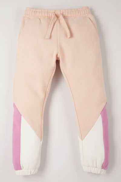 Pink Panel Joggers