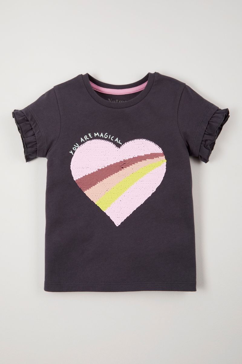 Heart Sequin T-shirt
