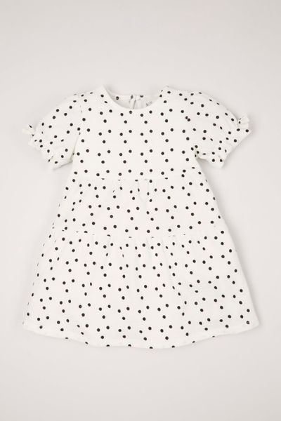 Monochrome Spot Dress