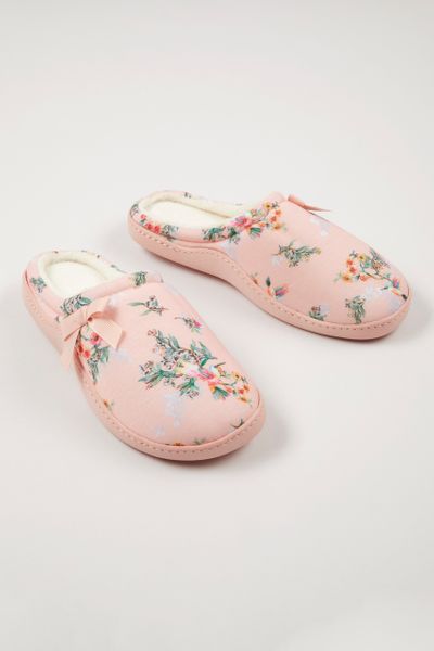 Pink Hummingbird Cupsole Slippers