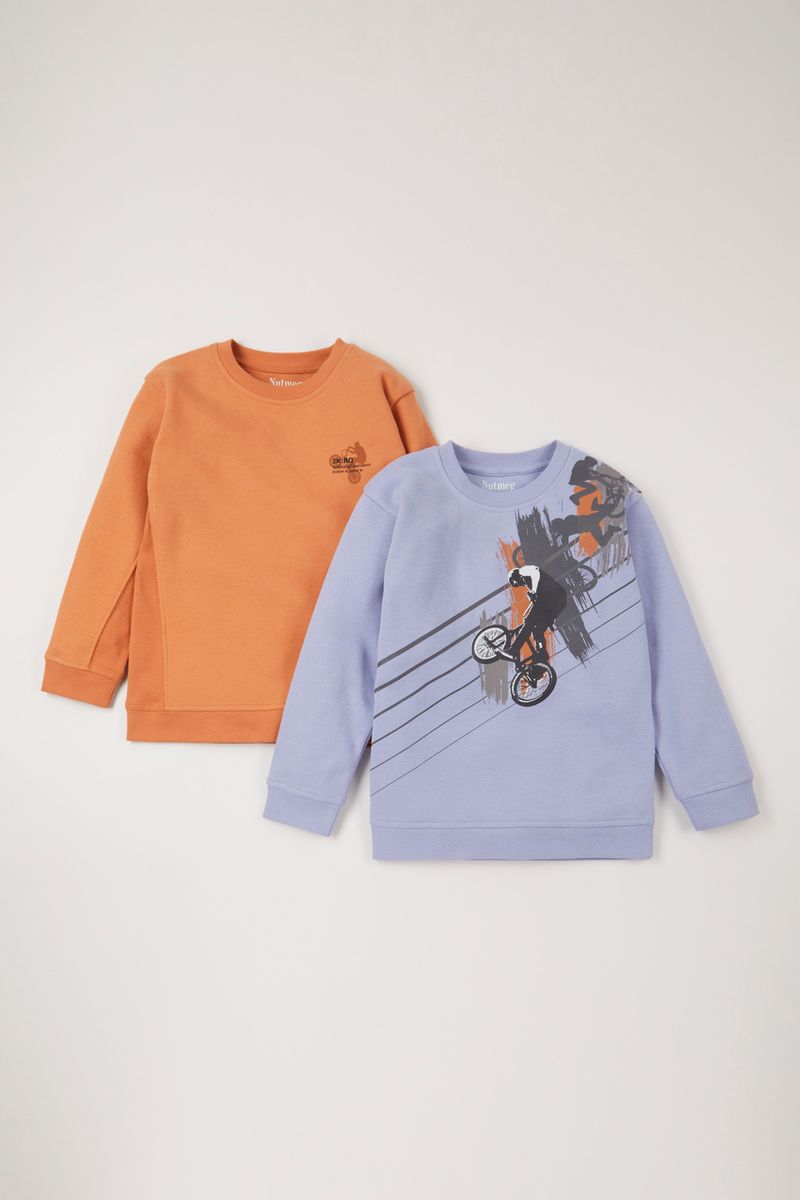 2 Pack Biker Sweatshirts