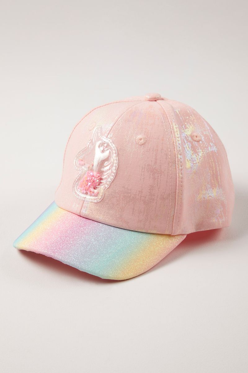 Pink Unicorn Sequin cap