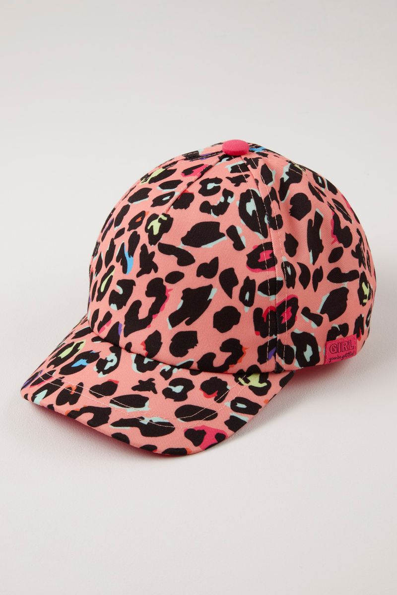 Bright Leopard Print Hat