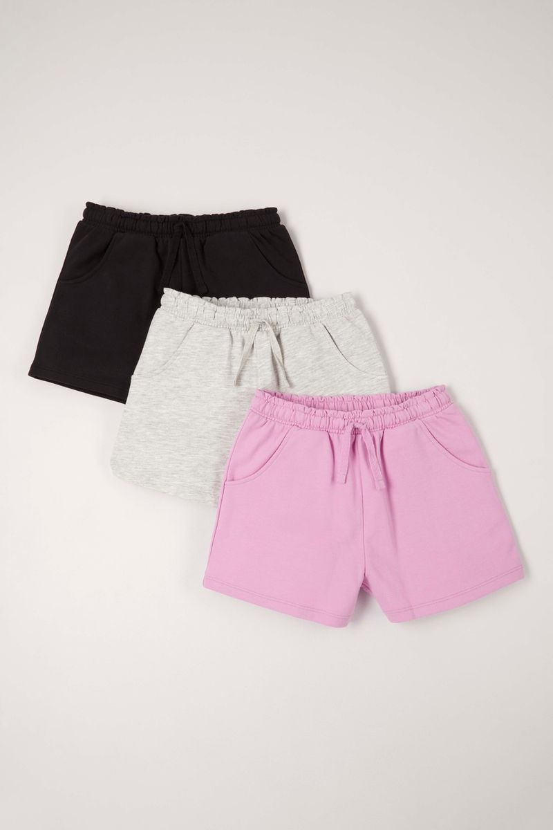 3 Pack Sweat Shorts