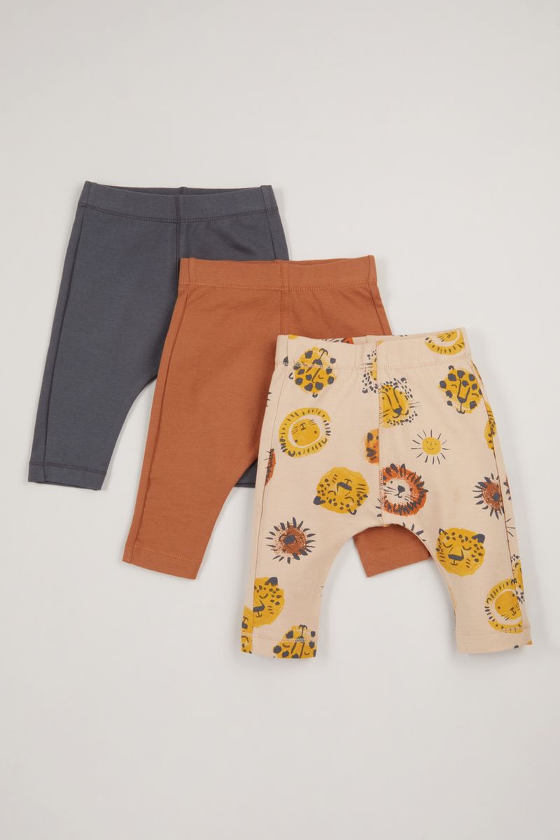 3 Pack Lion Leggings
