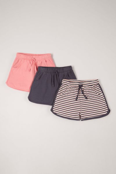3 Pack Sporty Shorts