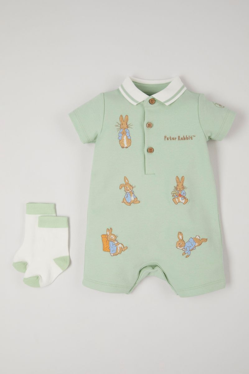 Peter Rabbit Embroidered Romper