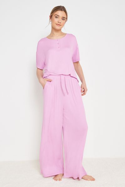 Pink Ribbed Pyjama top