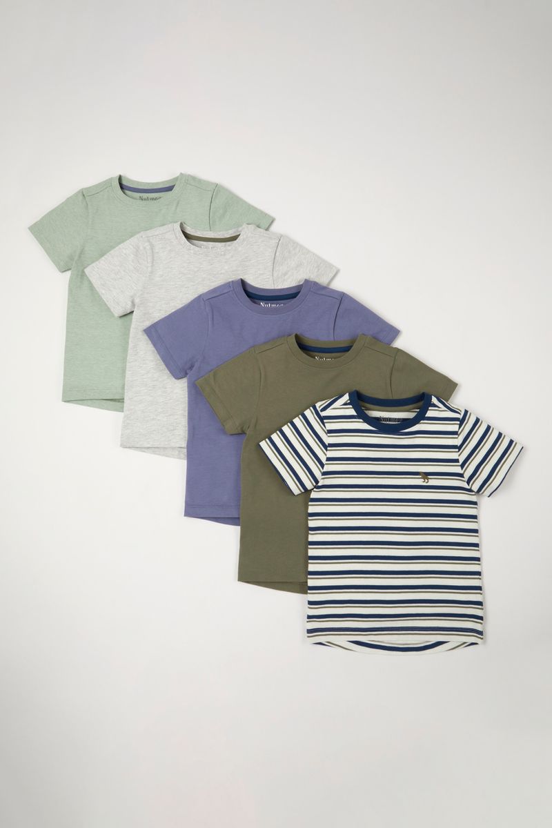 5 Pack T-shirts 1-10 yrs